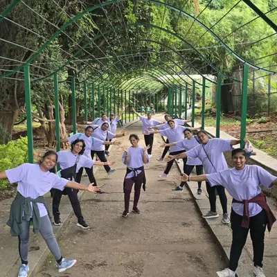 Our community of Deer Angels having fun during one of our outdoor fitness events. We believe in taking our workouts beyond the gym walls to stay active and connected.