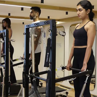 In my group classes, we focus on mastering the fundamentals. Correctly executed movements on the reformer build a foundation of strength that carries into everything you do.