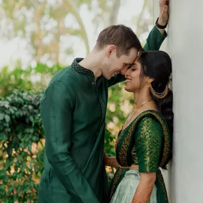 A tender moment between a cross-cultural couple, showcasing a beautiful blend of traditions. My photography focuses on capturing the genuine emotion and love that defines your relationship.