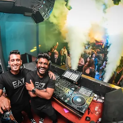 This is Tara Sitara. Me and DJ Justin Yanu, side-by-side, ready to bring double the energy to the dance floor.
