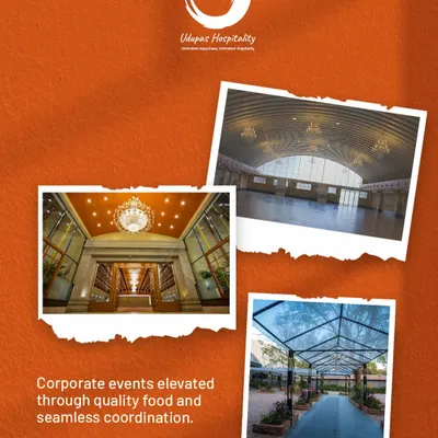 A collage showcasing our expertise in elevating corporate events through quality food, seamless coordination, and premium venues. From meetings to celebrations, we ensure everything flows smoothly.