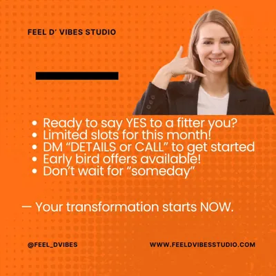 Are you ready to say YES to a fitter you? We have limited slots available this month with early bird offers. Your transformation starts now, not "someday". DM or call to get started.