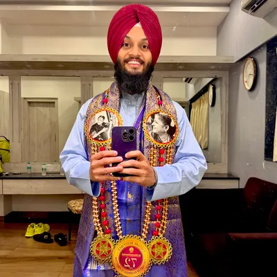 A selfie after being awarded the Bharat Ratna M.S. Subbulakshmi Fellowship Award for the second year. I feel truly blessed and thankful to God for these honors.