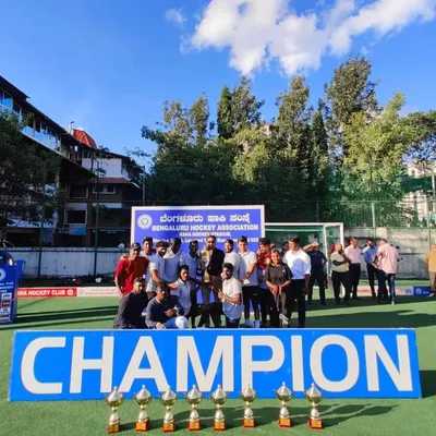 Champions! Our boys' team celebrating their victory at the Presidents Cup 5-A-Side Tournament. A proud moment for the entire academy.