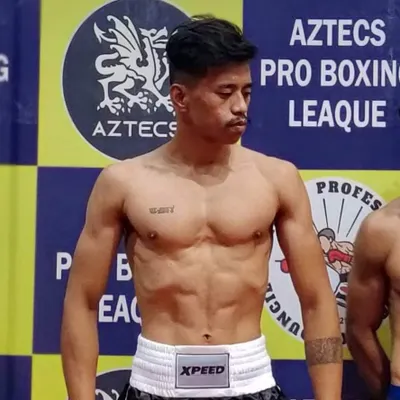 Meet instructor Avilash, pictured here at the Aztecs Pro Boxing League. His experience as a competitive fighter in both boxing and Muay Thai provides our students with authentic, battle-tested techniques and insights.