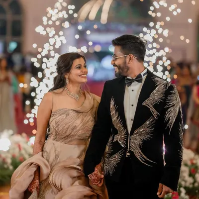 A grand reception entrance complete with sparklers and smiles. We capture the glamour and excitement as you make your first appearance as a married couple.