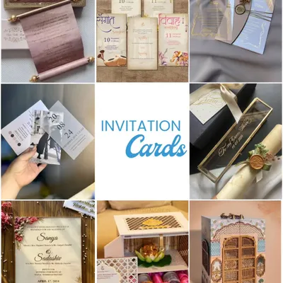 Your invitation is the prelude to your wedding story. I can help you design everything from luxurious boxed invitations and traditional scroll cards to modern acrylic invites, ensuring it perfectly reflects your style. (Concept inspiration).