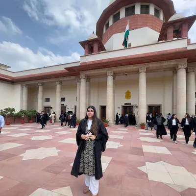 At the Supreme Court of India, focused on securing a favorable order for my client.
