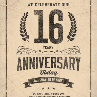 16 years of rhythm, passion, and evolution. We celebrate our journey from a street dance school to Another Realm of Diverse Stories, all thanks to our incredible community.