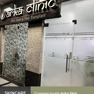 This is the entrance to my clinic in Gurgaon, a place trusted by the community for all skin concerns. We are dedicated to providing a safe, clean, and welcoming environment for all our patients.