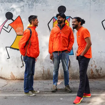 Our guides, the storytellers and soul of our tours, share a laugh before a walk. Their passion for Delhi is contagious and makes every tour a unique experience.