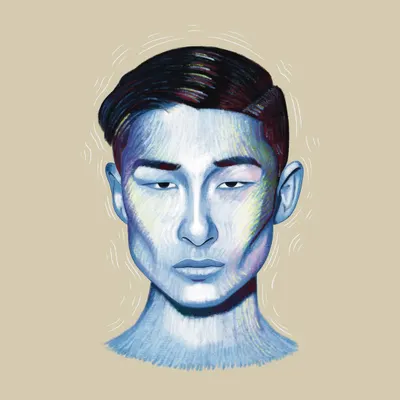 This is my second attempt at a digital portrait using an oil pastel brush. I'm still figuring it out, but I'm having a blast with the messy texture and bold strokes this style allows.