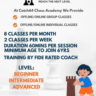 We offer a structured path for every player. Our programs include 8 classes per month with options for both group and individual sessions, online or offline, for beginner, intermediate, and advanced levels.