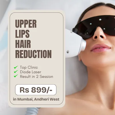 Getting started with laser hair reduction can be easy and affordable. We offer targeted treatments like this one for the upper lips, using our advanced Diode laser to deliver visible results in just a couple of sessions.