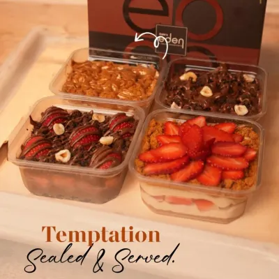 Temptation, sealed and served. Our dessert tubs are perfect for when cravings hit. This collection features four of our most popular flavors.