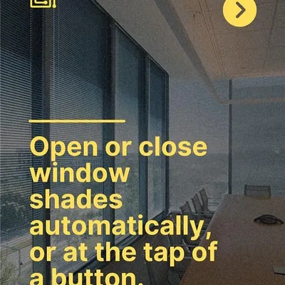 Managing natural light is crucial for comfort and energy savings. I install automated window shades that you can open or close with the tap of a button or set to a schedule, perfect for meeting rooms and offices with large windows.