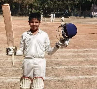 A proud moment celebrating my son Arnav's first double century. This milestone in his U14 practice match was a result of countless hours of practice and a reminder that dedication pays off.