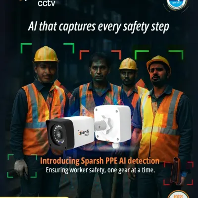 I capture every safety step with AI. My PPE AI detection system ensures worker safety by monitoring for essential gear like helmets, jackets, and harnesses in real-time, sending instant alerts if compliance is not met.