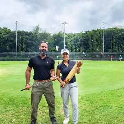 A great golf swing requires a strong body. I'm excited to collaborate with fitness experts like Rishabh from Tagda Raho to create unique golf fitness programs, even incorporating traditional Indian tools like the Gada to build functional strength.