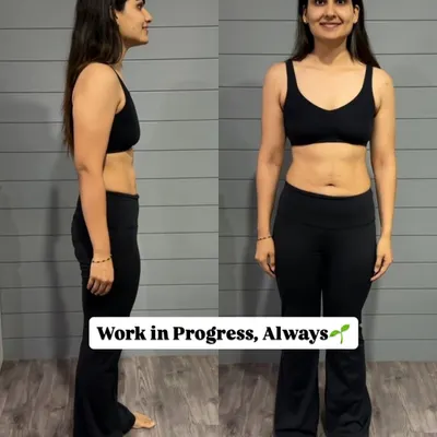 This is me, a work in progress, always. For the last 5 years, I've been showing up for myself, even on days when energy is low or motivation is missing. This before-and-after reminds me how far I've come, and that consistency is about showing up despite the excuses.