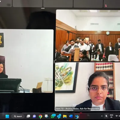 A screenshot of my virtual appearance as counsel for the respondent. Litigation today requires being prepared for any format, and I ensure my arguments are just as sharp on screen as they are in person.