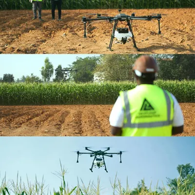 On the ground with the NextLeap Aeronautics team as they operate their agricultural drone. We capture both the technology and the skilled professionals behind it.
