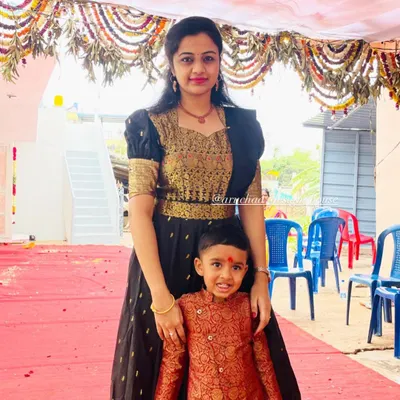 A perfect example of transforming tradition into modern style. This client's old silk saree was repurposed into a sophisticated Indo-Western gown. I used the rich gold brocade for the bodice and sleeves to create a statement piece.