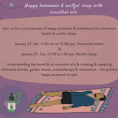 We incorporate aromatherapy into our practice for deeper healing. This workshop focuses on using essential oils for hormonal health and restful sleep.