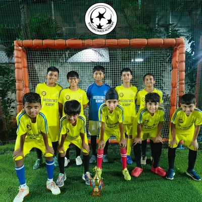 Our U-12 team shining with their trophy after an exhibition match at the Monsoon Veterans League. We are proud of our young stars for giving it their all.