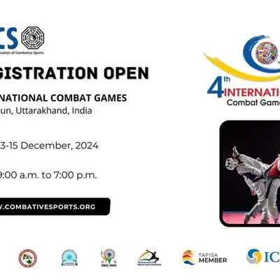 Announcing the 4th International Combat Games in Dehradun, India. This event, organized by the International Association of Combative Sports (IACS), brings global competition to Indian soil, featuring disciplines from Karate to Silambam.