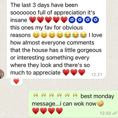 This is my best award ever. A message from a happy client, expressing their love for their new home. This is why I do what I do, to evoke this happiness and build friendships that last a lifetime.