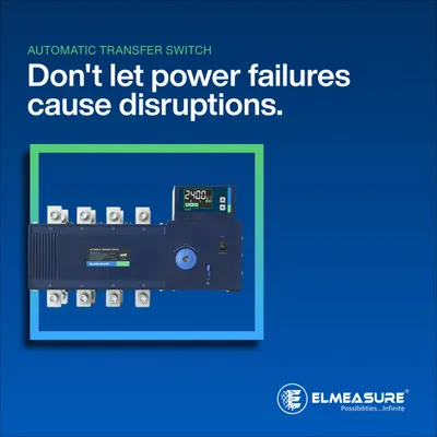 Don't let power failures disrupt your business. Our ATeS series of automatic transfer switches provides robust protection against voltage and frequency fluctuations, ensuring your critical systems remain safe and operational.