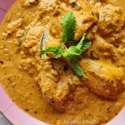 My Chicken Lajawab, a rich and creamy Mughlai-style chicken gravy. The name means "rendered speechless," and its delicious taste lives up to it.