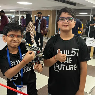 Meet our youngest team heading to the nationals, the Rescue Rangers. Vedant and Jaivardhan earned their spot after an outstanding performance at the North Regional Championship, showcasing their autonomous rescue robot.