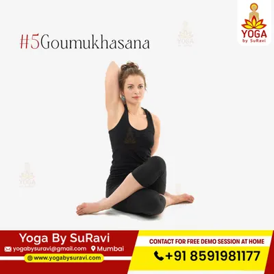 Gomukhasana, or Cow Face Pose, is excellent for improving flexibility and is one of the poses we recommend for breast cancer recovery and wellness.