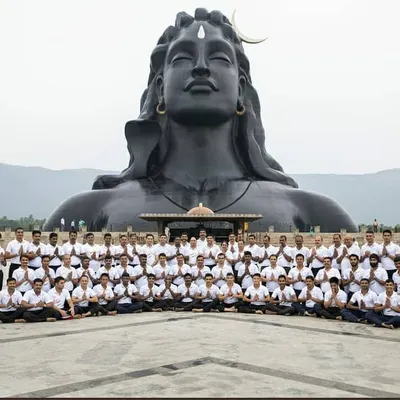 A group of 64 Jawans from the Indian Army after completing their Hatha Yoga training program at the Isha Yoga Center. It is a privilege to equip them with tools for inner wellbeing.