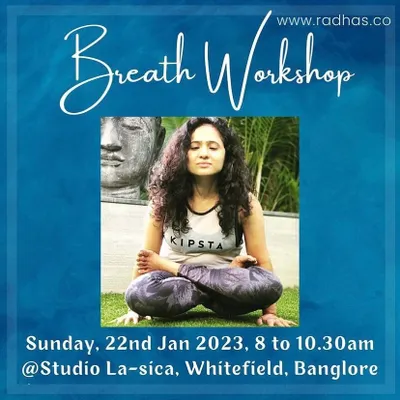 We host holistic wellness sessions like this Breath Workshop at our studio. These are perfect for corporate teams looking for stress-relief and mindfulness activities beyond physical fitness.