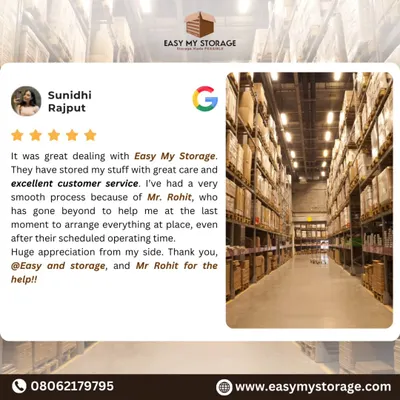 This 5-star Google review from a happy client, Sunidhi, highlights our great care, excellent customer service, and smooth process. We are always ready to go the extra mile for our customers.