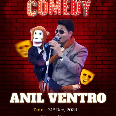 This is a poster from a corporate comedy show we did for Kribhco Fertilizers. We tailor our performances for each corporate client, making sure the humor is relevant and enjoyable for the employees.