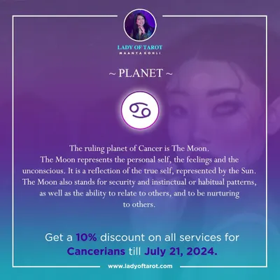 In celebration of Cancer season, I am offering a special 10% discount on all my services for my dear Cancerians. This is a time to focus on your roots and connect with those who care for you.