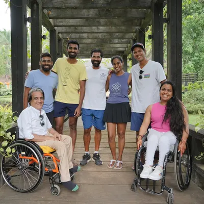 We were honored to host wheelchair tennis star Nalani Buob and Mr. Sunil Jain, founder of the Indian Wheelchair Tennis Tour. They are changing the game and showing our players that limitations exist only in the mind.
