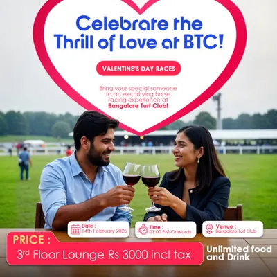 Our Valentine's Day Races offer a unique experience, combining the thrill of horse racing with romance and fine dining. This event provides a perfect platform for lifestyle and consumer brands.