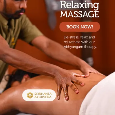 Abhyangam, a full-body therapeutic oil massage, is fundamental to pain management in Ayurveda. It calms the nervous system, improves circulation, and deeply nourishes tissues to relieve stress and stiffness.