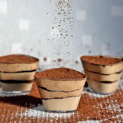 Dive into layers of pure bliss with my Tiramisù Mousse. The rich coffee flavor makes it a favorite among my customers. Don't resist the temptation.