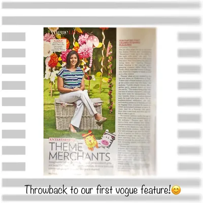This is a snapshot of my feature in Vogue, which was a significant milestone for my business. The article recognized my unique approach to event styling, and it remains a proud moment that represents my dedication to creating beautiful, story-driven experiences.