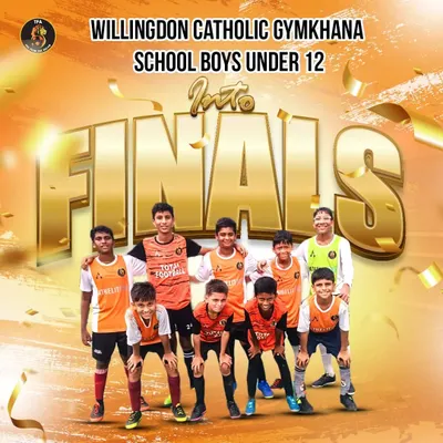Our U12 boys are in the Wellingdon Finals for the second year in a row. Join us and cheer for our young champs.