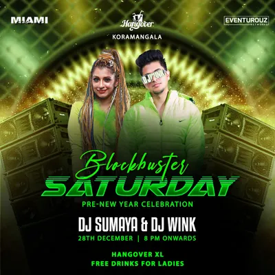A pre-New Year 'Blockbuster Saturday' at Hangover XL. I specialize in building up the energy for major holidays, delivering a full-power Bollywood and Punjabi set to get the party started.