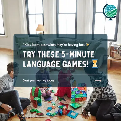 Learning shouldn't feel like work. This series shows 5-minute language games you can play at home to practice French and Spanish in a fun way.