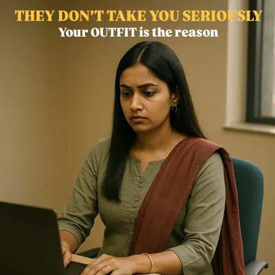 Are you being taken seriously at work? Sometimes, a simple kurta set can unintentionally communicate a lack of authority. Your outfit is the first message you send in any professional setting; make sure it reflects your expertise.