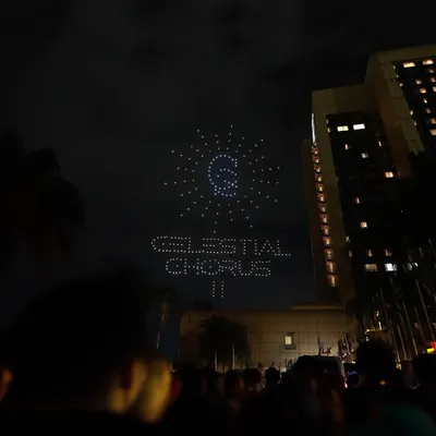 We executed our first-ever drone show in Zimbabwe to welcome the new year. This spectacular 'Celestial Chorus' marked our expansion across borders, bringing our unique style of celebration to Africa.